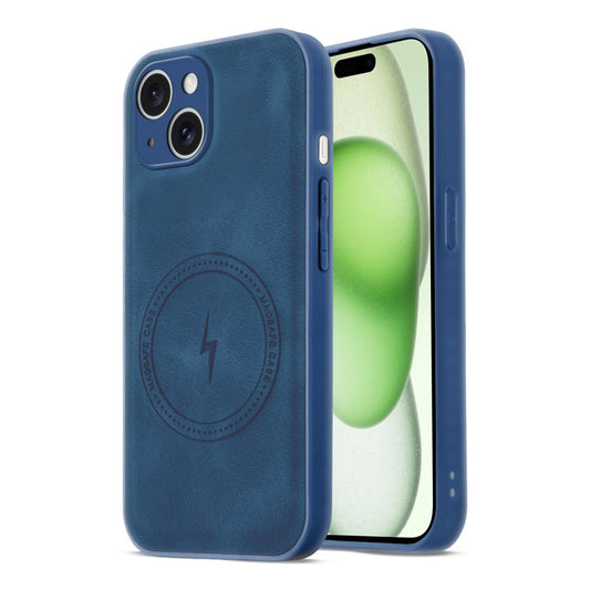 Refined PU Leather Case for Apple iPhone 15 Plus