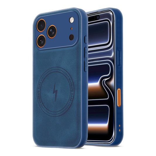 Refined PU Leather Case for Apple iPhone 17 Pro , with Support for MagSafe & Wireless Accessories