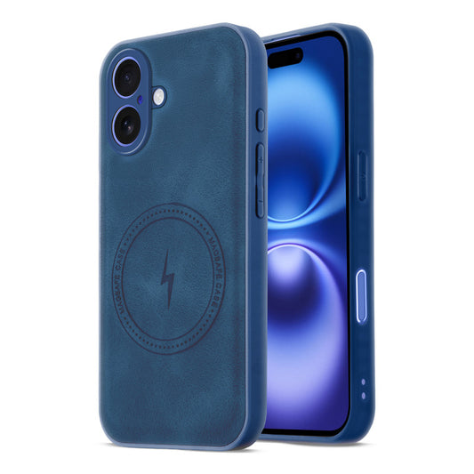 Refined PU Leather Case for Apple iPhone 16