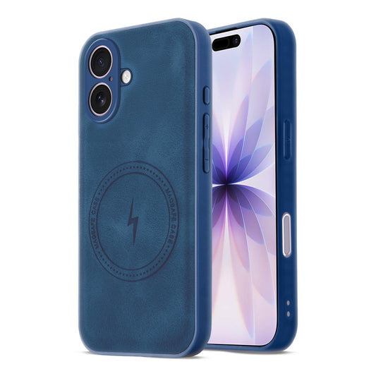 Refined PU Leather Case for Apple iPhone 17 , with Support for MagSafe & Wireless Accessories