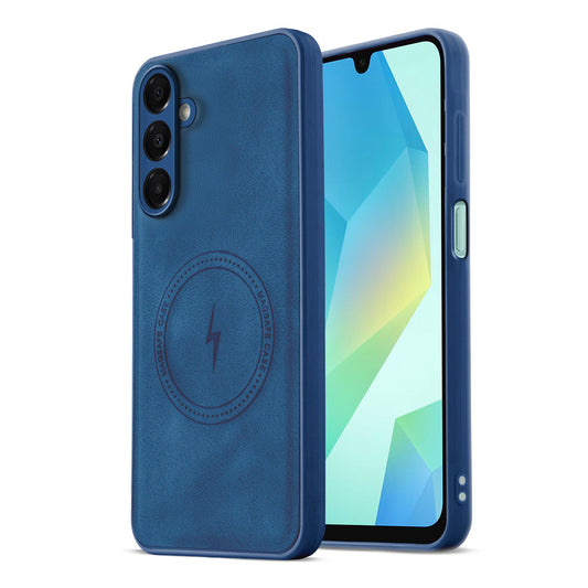 Refined PU Leather Case for Samsung A16 5G , with Support for MagSafe & Wireless Accessories