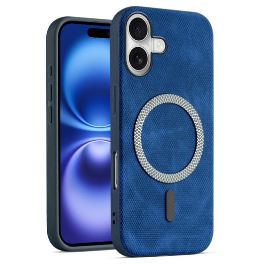 Rugged Vintage Look Back Case For Apple iPhone 16 Plus With Magnetic Charging Compatible with MagSafe