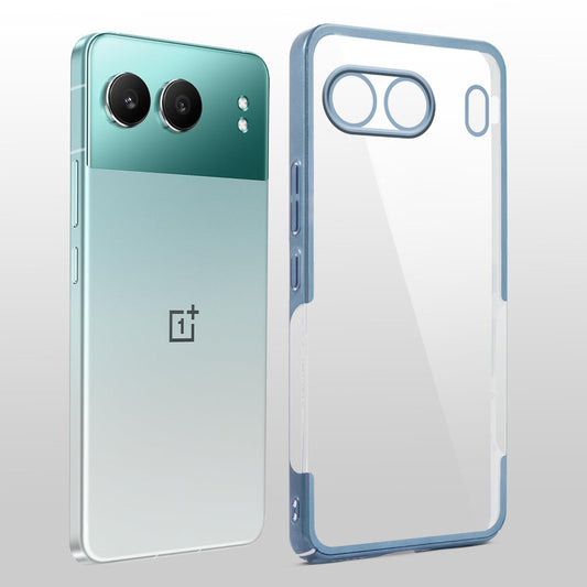 Crystal Clear Premium Case with Shiny Colorful Edges and Precise Cutouts for OnePlus Nord 4 5G