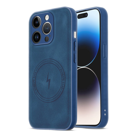 Refined PU Leather Case for Apple iPhone 14 Pro