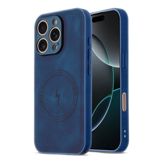 Refined PU Leather Case for Apple iphone 16 Pro Max