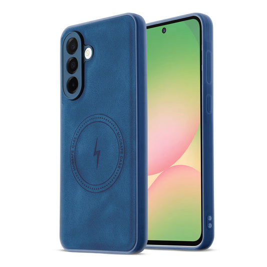 Refined PU Leather Case for Samsung A56 5G , with Support for MagSafe & Wireless Accessories
