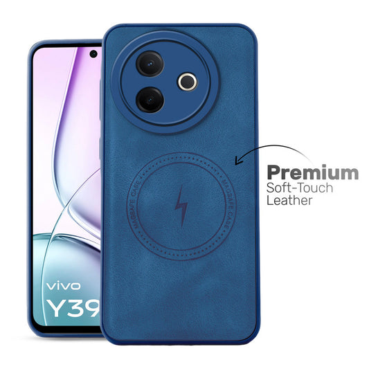 Refined PU Leather Case for Vivo Y39 5G