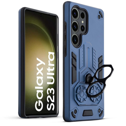Heavy Duty Shockproof Case with Reinforced Corners for Samsung S23 Ultra 5G , Soft Cushioning & Camera Protection