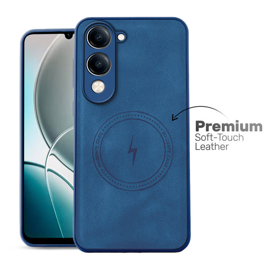 Refined PU Leather Case for Vivo Y19e
