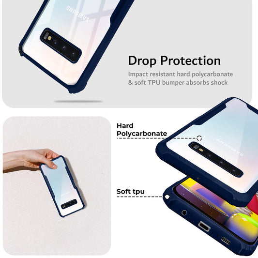 Premium Acrylic Transparent Back Cover for Samsung S10 Plus