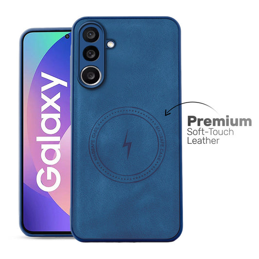 Refined PU Leather Case for Samsung F56 5G