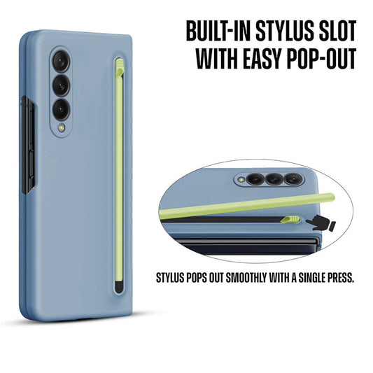 Handy Cover for Samsung Z Fold 3 with Integrated Pen Holder and Screen Friendly Stylus Pen