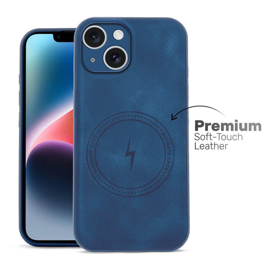 Refined PU Leather Case for Apple iPhone 14