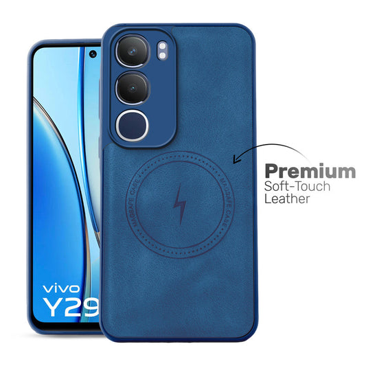 Refined PU Leather Case for Vivo Y29 5G