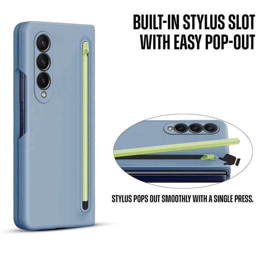 Handy Cover for Samsung Z Fold 4 with Integrated Pen Holder and Screen Friendly Stylus Pen
