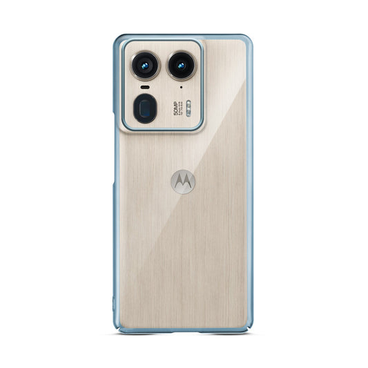 Crystal Clear Premium Shiny Edges Hard Back Case For Motorola Moto Edge 50 Ultra 5G