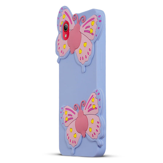 3D Vibrant Butterfly Silicone Phone Case For Vivo Y90