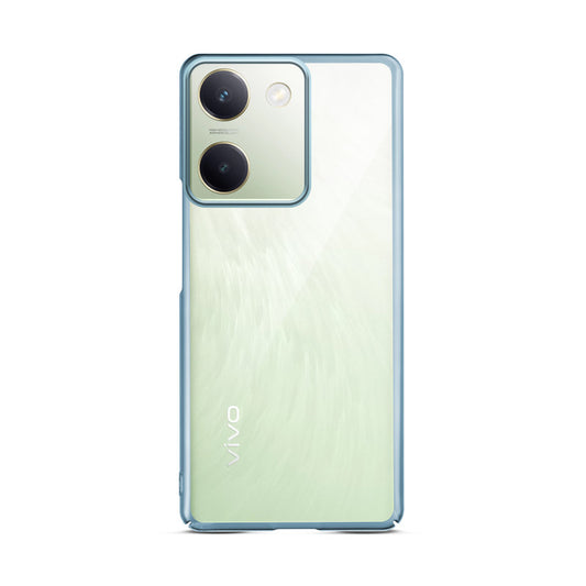Crystal Clear Premium Shiny colorful Edges Hard Back Case For  Vivo Y300 Plus 5G