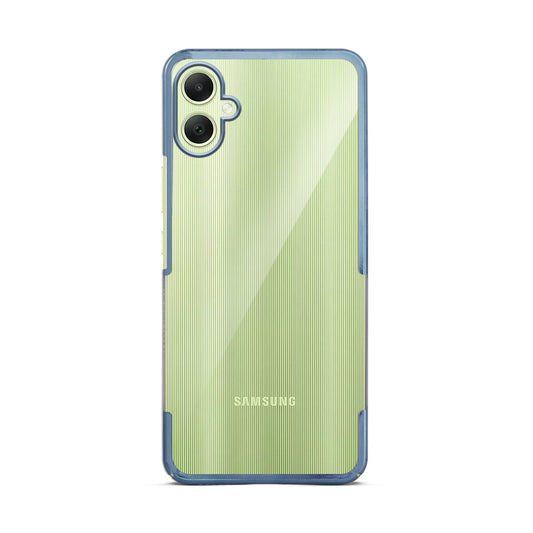 Crystal Clear Premium Case with Shiny Colorful Edges and Precise Cutouts for Samsung A06 5G