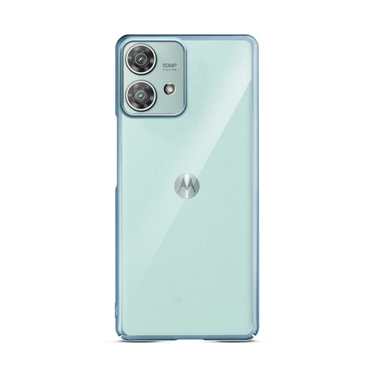 Crystal Clear Premium Shiny Edges Hard Back Case For Motorola Moto Edge 40 Neo 5G