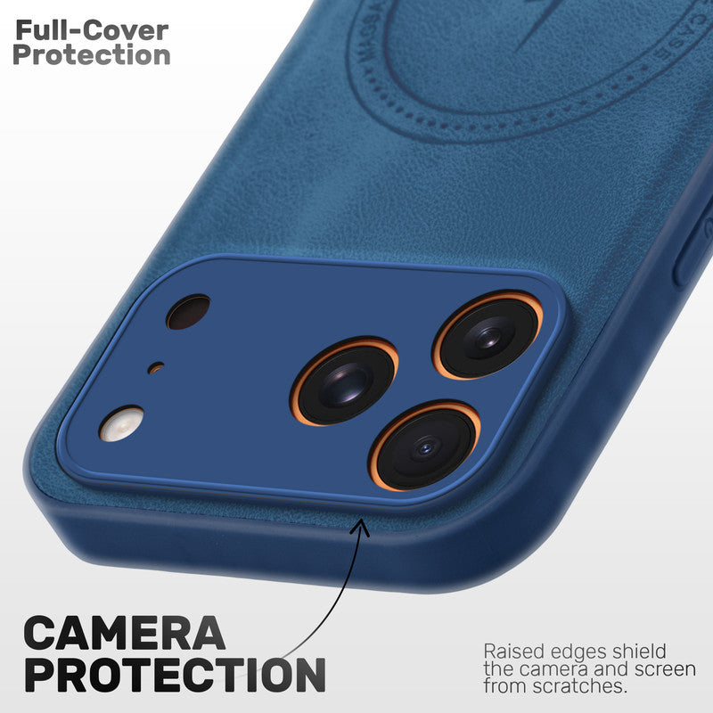 Refined PU Leather Case for Apple iPhone 17 Pro