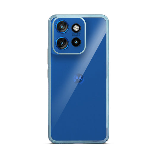Crystal Clear Premium Shiny Edges Hard Back Case For Motorola Moto Edge 50 Neo 5G