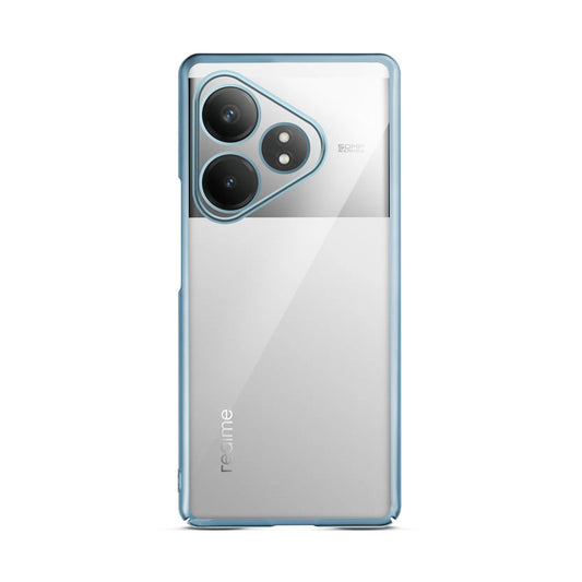 Crystal Clear Premium Shiny colorful Edges Hard Back Case With Camera Protection for Realme GT 6T 5G