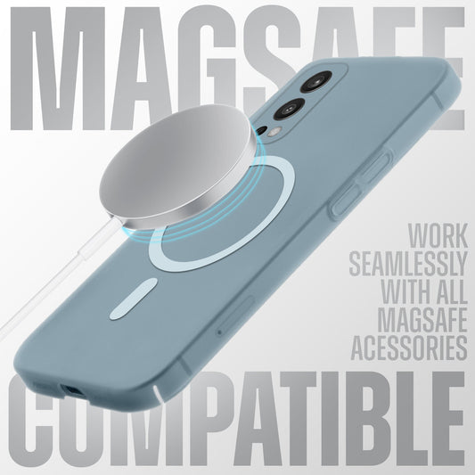 Sleek Frosted Matte Hard Back Cover With MagSafe Compatible Back Case for OnePlus Nord 2