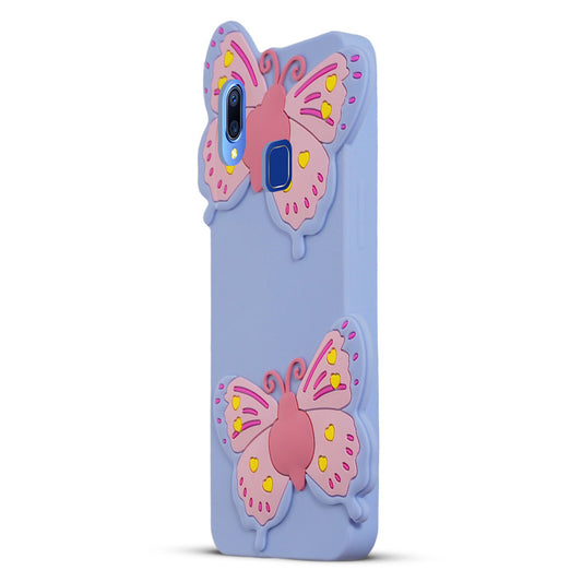 3D Vibrant Butterfly Silicone Phone Case For Vivo Y95