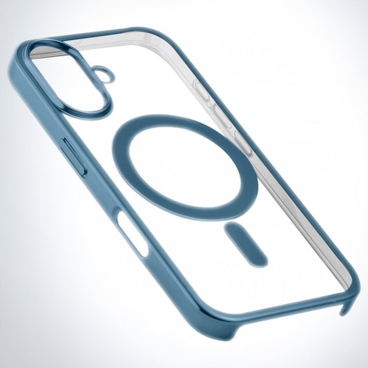 Premium Metallic Frame with MagSafe-Compatible Back Case For Apple iPhone 16 Plus