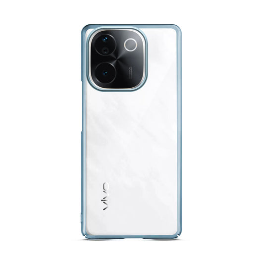 Crystal Clear Hard Back Case with Shiny Colorful Edges and Precise Cutouts for Vivo T3 Pro 5G
