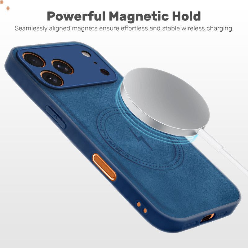 Refined PU Leather Case for Apple iPhone 17 Pro