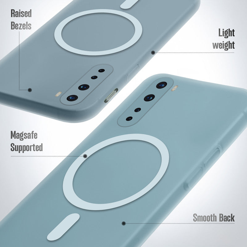 Frosted Slim Wireless Charging Support Case For OnePlus Nord