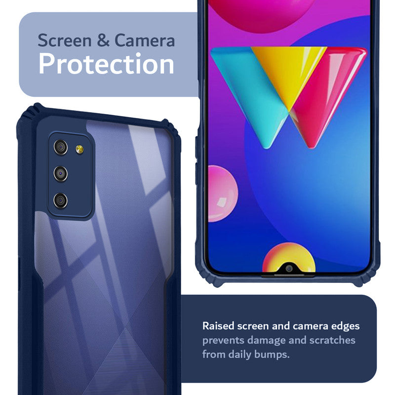 Premium Acrylic Transparent Back Cover for Samsung A02s