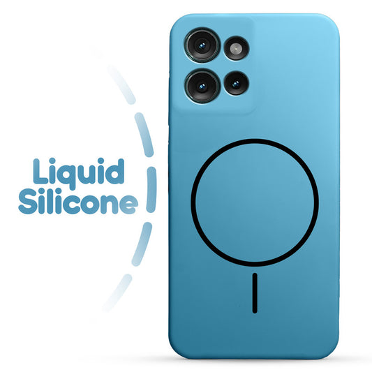 Cloud Feel Silicone Case for Motorola Moto Edge 50 5G – Supports Wireless Charging