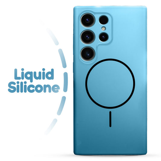 Cloud Feel Silicone Case for Samsung S24 Ultra 5G – Supports Wireless Charging