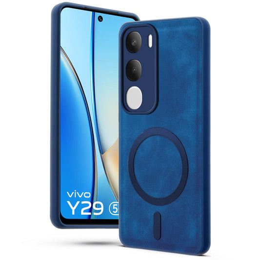 Cushion Grip Leather Case for Vivo Y29 5G