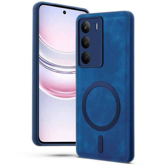 Cushion Grip Leather Case for Realme C75 5G