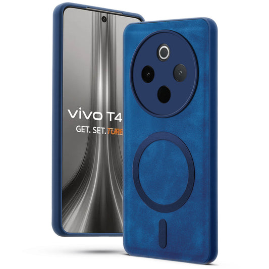Cushion Grip Leather Case for iQOO Z10 5G