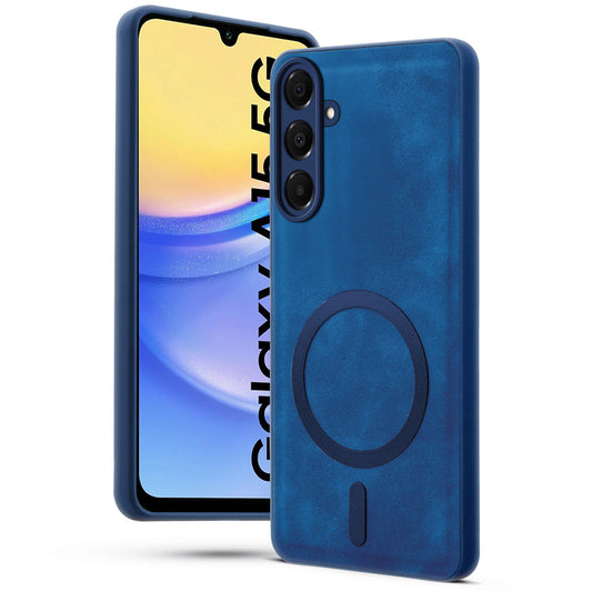 Cushion Grip Leather Case for Samsung A15 5G