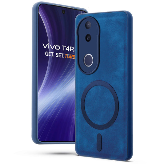 Cushion Grip Leather Case for Vivo T4R 5G