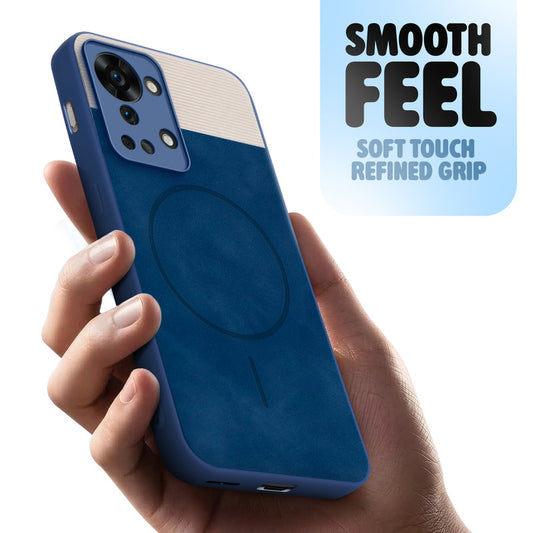 Hybrid PU Leather Matte Cover for OnePlus Nord 2T 5G