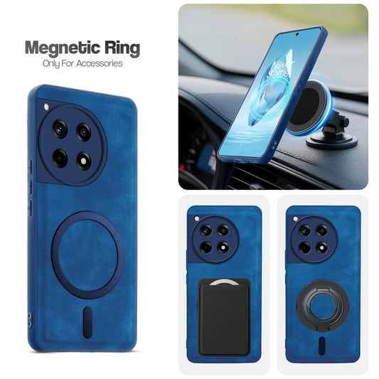Cushion Grip Leather Case for OnePlus 12R 5G