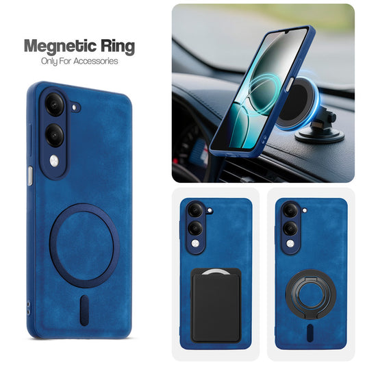 Cushion Grip Leather Case for Vivo Y19e