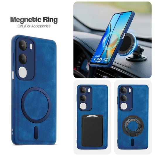 Cushion Grip Leather Case for Vivo Y29 5G