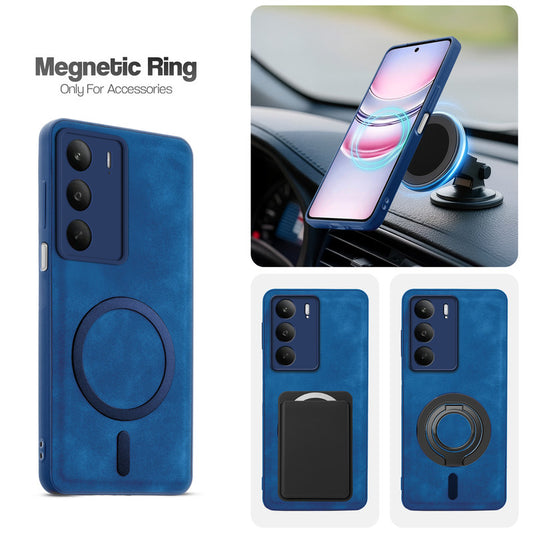 Cushion Grip Leather Case for Realme C75 5G