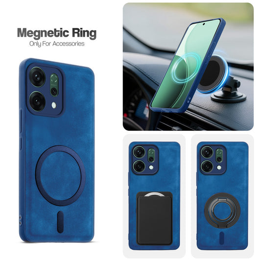Cushion Grip Leather Case for Oppo Reno 14 5G
