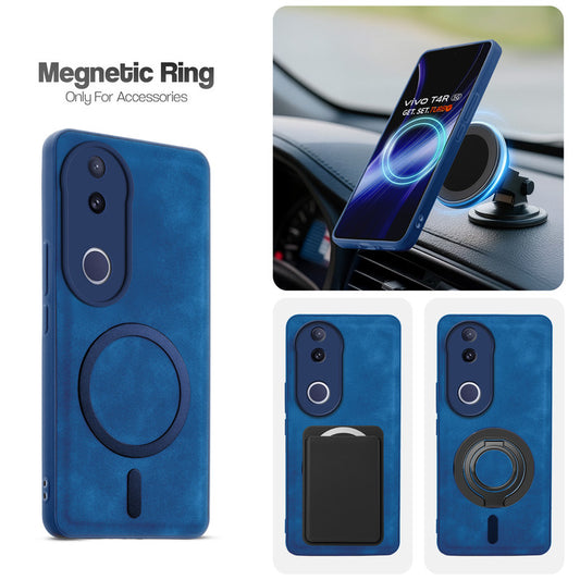 Cushion Grip Leather Case for Vivo T4R 5G