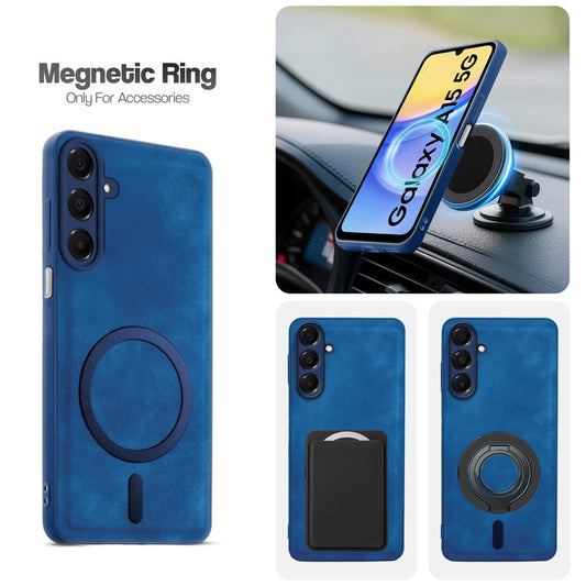 Cushion Grip Leather Case for Samsung A15 5G