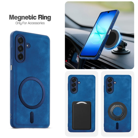 Cushion Grip Leather Case for Samsung A17 5G